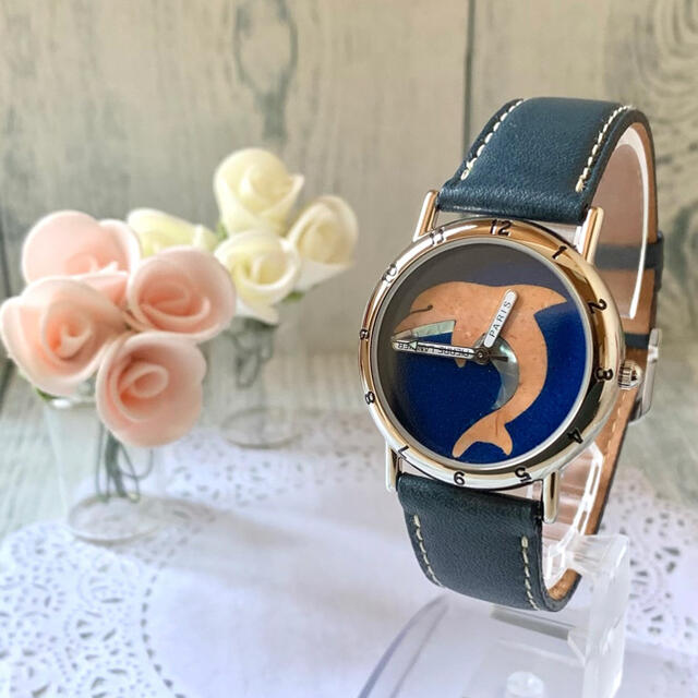 Pierre Lannier(ピエールラニエ)の【美品】Pierre Lannier ピエールラニエ 腕時計 イルカ 限定 レディースのファッション小物(腕時計)の商品写真