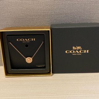 コーチ(COACH)のコーチ　ローズゴールドネックレス(ネックレス)