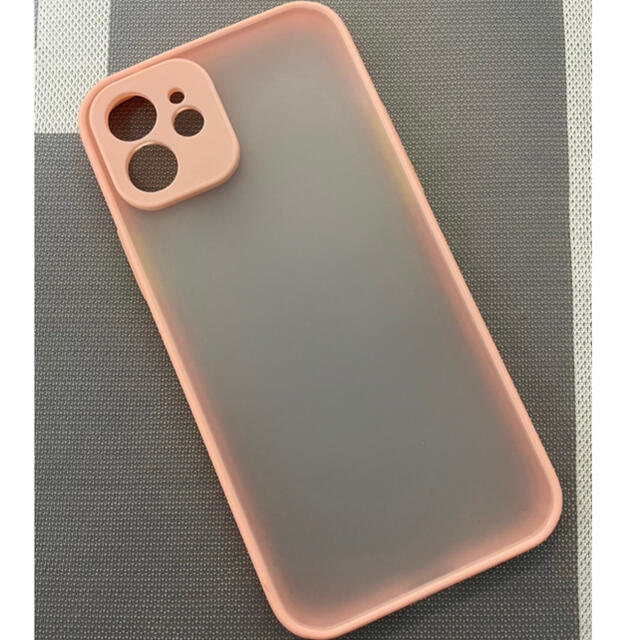 人気✴︎ iPhone12 ケース パステルフレーム ライトピンク スマホ/家電/カメラのスマホアクセサリー(iPhoneケース)の商品写真