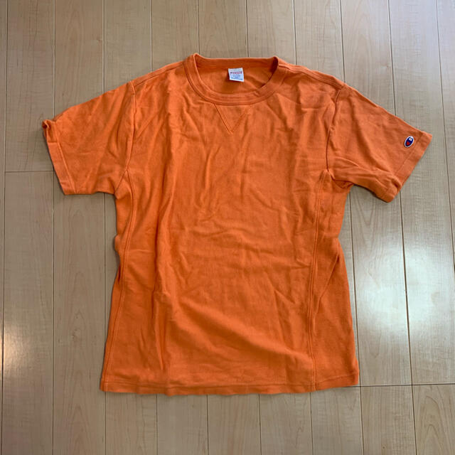 Champion(チャンピオン)のChampion reverse weave T-SHIRT☆オレンジ レディースのトップス(Tシャツ(半袖/袖なし))の商品写真