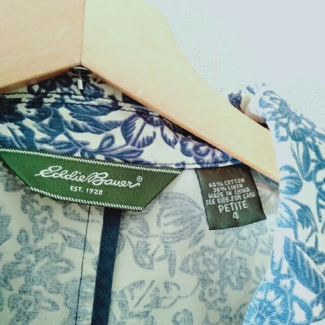 Eddie Bauer(エディーバウアー)の美品#エディーバウアー#春夏ウィメンズブレザー９号 レディースのジャケット/アウター(テーラードジャケット)の商品写真