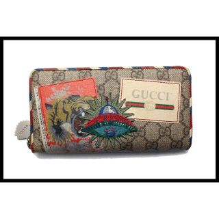 グッチ(Gucci)のGUCCI GGスプリーム クーリエ ラウンド 長財布■02qq25012214(長財布)