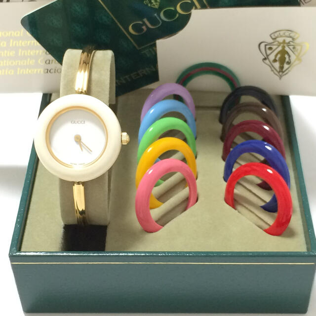 Gucci(グッチ)の5.超美品 グッチ GUCCI 時計 チェンジベゼル レディースのファッション小物(腕時計)の商品写真