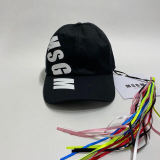 エムエスジイエム(MSGM)の新品　MSGM エムエスジーエム　ロゴ　キャップ　ブラック　レディース　メンズ(キャップ)