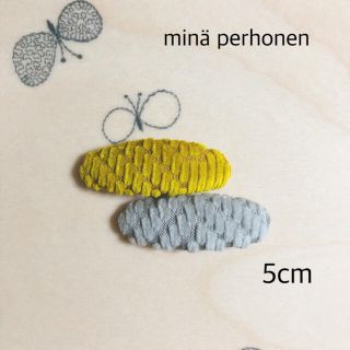 ミナペルホネン(mina perhonen)のminä perhonen パッチンピン 5cm  #2-167(ヘアアクセサリー)