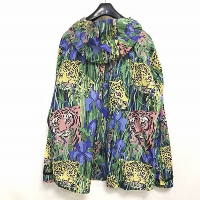 Gucci(グッチ)のグッチ GUCCI 19SS タイガー柄 ヒョウ柄 ナイロン パーカー ブルゾン レディースのジャケット/アウター(ブルゾン)の商品写真