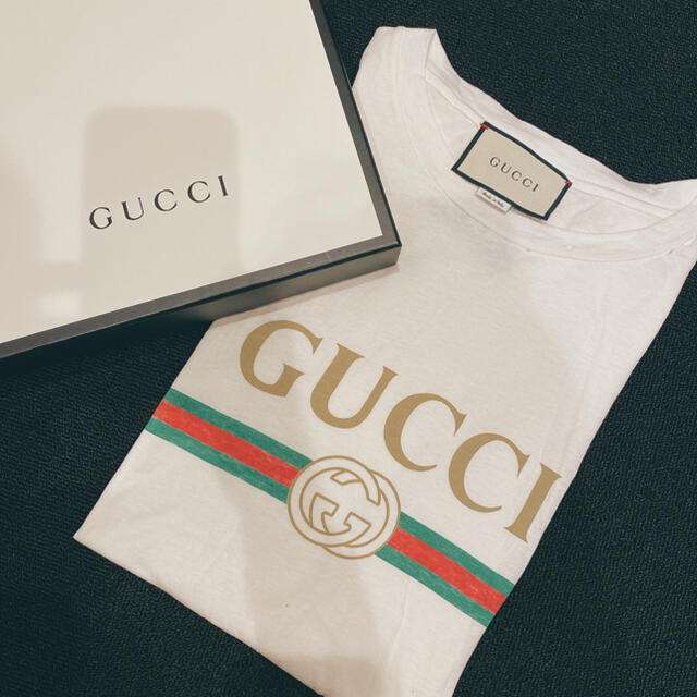 Gucci(グッチ)の【今月8月迄！】39800円→19800円 GUCCI Tシャツ  レディースのトップス(Tシャツ(半袖/袖なし))の商品写真