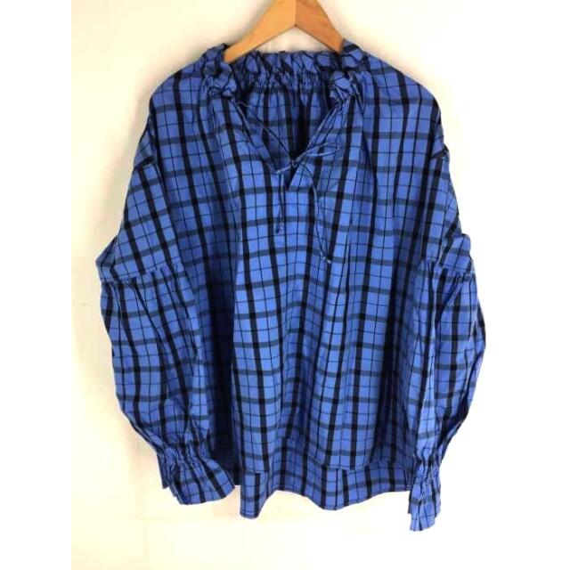 SLY(スライ)のSLY（スライ） GINGHAM CHECK VOLUME トップス レディース レディースのトップス(シャツ/ブラウス(長袖/七分))の商品写真