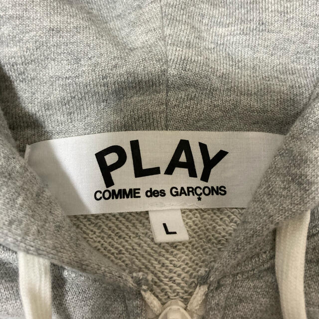 COMME des GARCONS(コムデギャルソン)のコムデギャルソン ジップ パーカー グレー Lサイズ メンズのトップス(パーカー)の商品写真