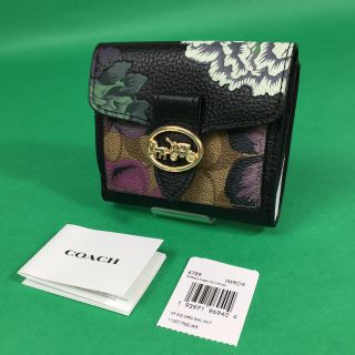 コーチ(COACH)のCOACH ジョージ シグネチャー カフェ・ファセット 二つ折り財布 新品(財布)