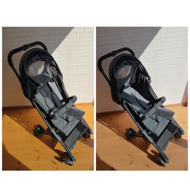 日本育児(ニホンイクジ)のコンパクトベビーカー トラベルバギー 折り畳み 日本育児 キッズ/ベビー/マタニティの外出/移動用品(ベビーカー/バギー)の商品写真