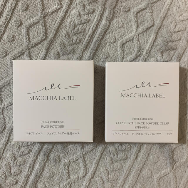 Macchia Label(マキアレイベル)のマキアレーベル　クリアエステフェイスパウダー&ケース コスメ/美容のベースメイク/化粧品(フェイスパウダー)の商品写真