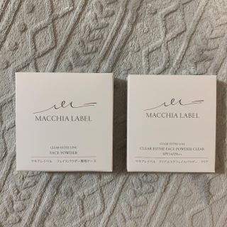 マキアレイベル(Macchia Label)のマキアレーベル　クリアエステフェイスパウダー&ケース(フェイスパウダー)