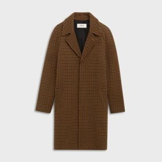 セリーヌ(celine)のceline セリーヌ 3ボタンウールマック コート / 千鳥格子 サイズ48(チェスターコート)