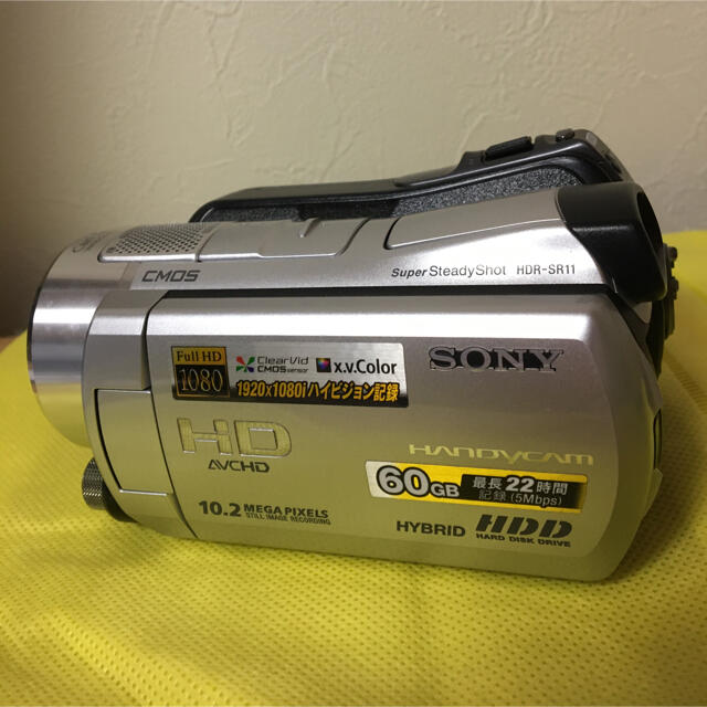 SONY(ソニー)のSONY HANDYCAM ソニー ハンディーカム HDR-SR11 スマホ/家電/カメラのカメラ(ビデオカメラ)の商品写真