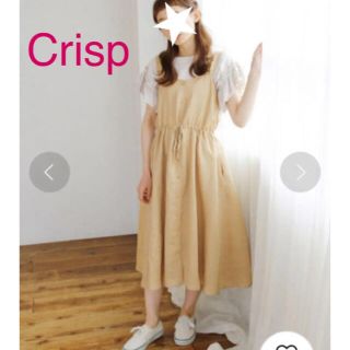 クリスプ(Crisp)のCrisp リネンワンピース(ひざ丈ワンピース)