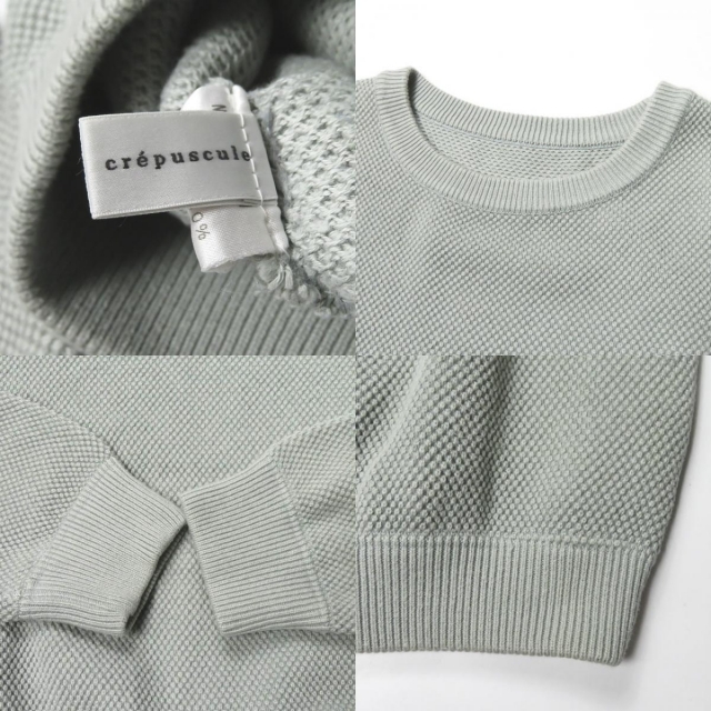 crepuscule 18SS Moss Stitch L/S ニット メンズ