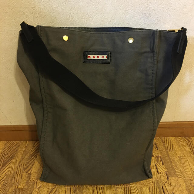 正規品 2WAY マルニ キャンバス トートバッグバッグ