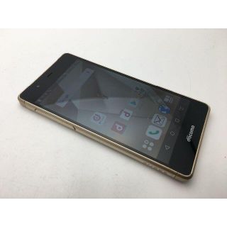 フジツウ(富士通)のSIMフリー arrows SV F-03H ゴールド◆美品◆471(スマートフォン本体)