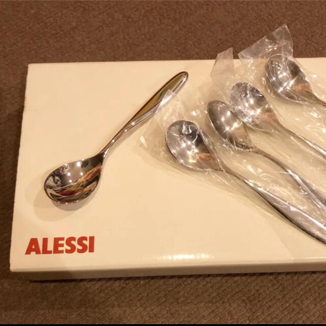 ALESSI(アレッシィ)の[ALESSI ] MAMI ティースプーン5本セット キッズ/ベビー/マタニティの授乳/お食事用品(スプーン/フォーク)の商品写真