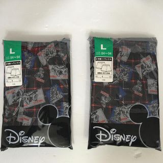 ディズニー(Disney)のメンズ トランクス　Mickey柄Lサイズ(トランクス)