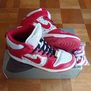 ナイキ(NIKE)のNIKE DUNK HIGH PRO SB SUPREME Red Stars(スニーカー)