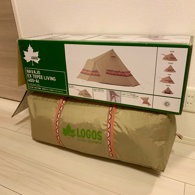 LOGOS(ロゴス)の【美品】LOGOS ナバホEX TEPEE LIVING 400-AI スポーツ/アウトドアのアウトドア(テント/タープ)の商品写真