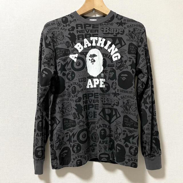 A BATHING APE - A Bathing Ape マルチカレッジロゴ L/S Tee A BATHING APE - A Bathing Ape マルチカレッジロゴ L/S Tee
