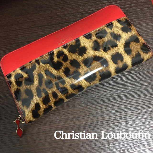 Christian Louboutin クリスチャンルブタン 長財布 レオパード