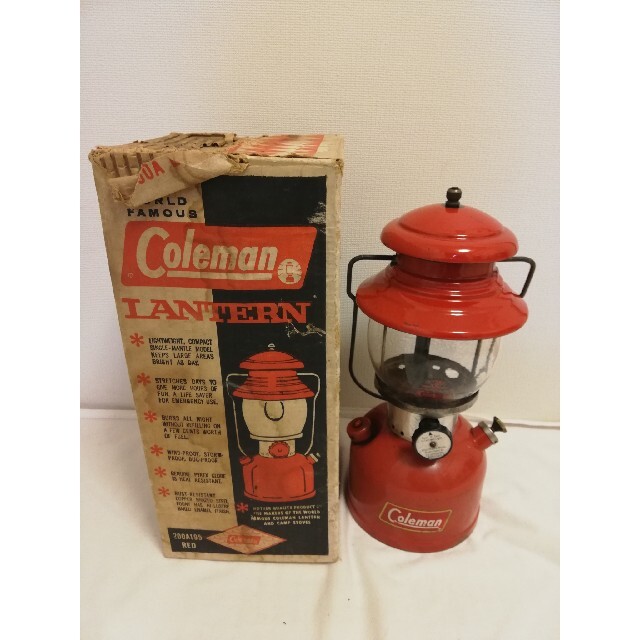 Coleman(コールマン)の1959年5月製 美品コールマン200a　イエローボーダー スポーツ/アウトドアのアウトドア(ライト/ランタン)の商品写真