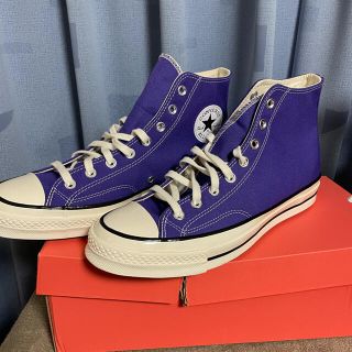 コンバース(CONVERSE)のコンバースチャックテイラー　チャック70 パープル　紫　キャンディグレープ(スニーカー)