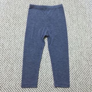 ユニクロ(UNIQLO)のUNIQLO BABY 90cm ヒートテック レギンス ブルーグレー(下着)