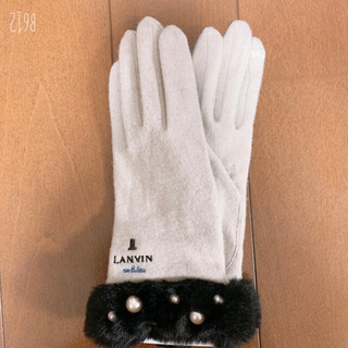ランバンオンブルー(LANVIN en Bleu)の【新品タグ付】ランバンオンブルー  手袋(手袋)