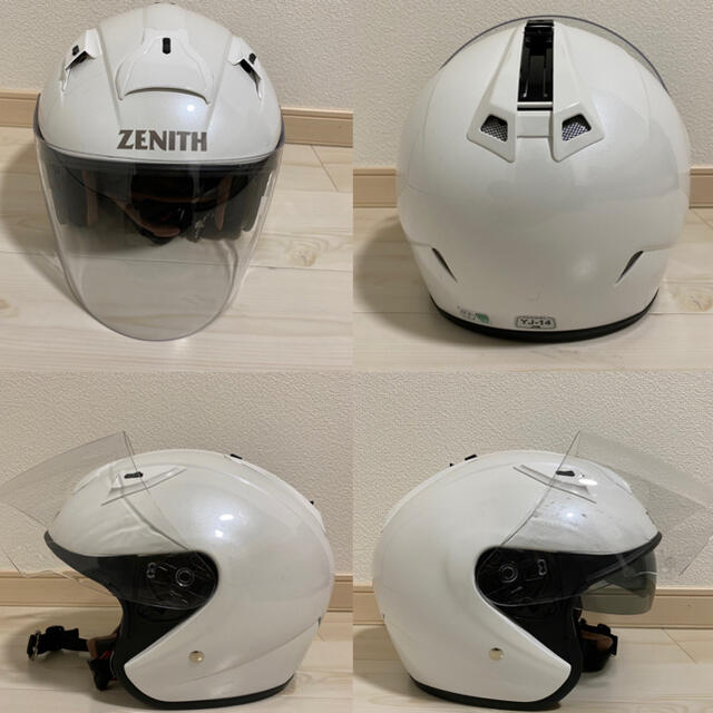 ZENITH(ゼニス)のヤマハ　バイクヘルメット　JY-14　zenith　サイズL 自動車/バイクのバイク(ヘルメット/シールド)の商品写真