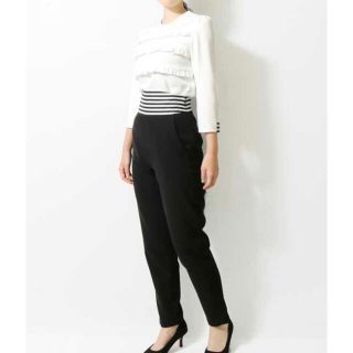 チェスティ(Chesty)の【新品】 BORDERS at BALCONY GATHERED TOP  (シャツ/ブラウス(長袖/七分))