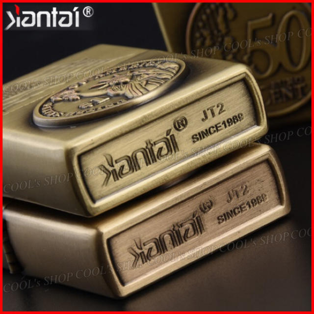 50セントユーロ硬貨デザイン オイルライター Jantai ゴールド Zippoの通販 By ライター専門店 Cool S Shop ラクマ