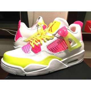 ナイキ(NIKE)の海外限定モデル！日本未発売！nike  air jordan4 lemon(スニーカー)