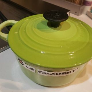 ルクルーゼ(LE CREUSET)の⭐美品　LE CREUSET(ルクルーゼ)ココットロンド16cm⭐(鍋/フライパン)