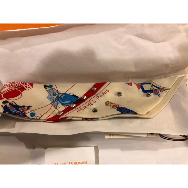 大人気☆ エルメス HERMES ツイリー パリジェンヌ スタッズ付 新品