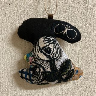 ミナペルホネン(mina perhonen)の【ハンドメイド】ミナペルホネン  ミニうさチャーム(チャーム)