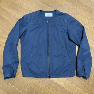 ユナイテッドアローズグリーンレーベルリラクシング(UNITED ARROWS green label relaxing)のユナイテッドアローズ  ノーカラーブルゾン　Sサイズ(ノーカラージャケット)