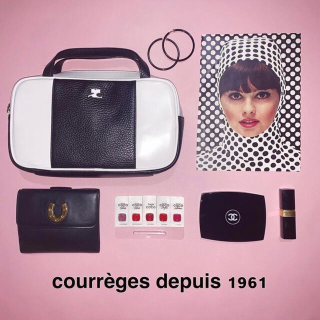 Courreges(クレージュ)のお値下げ　クレージュ　ハンドバッグ レディースのバッグ(ハンドバッグ)の商品写真