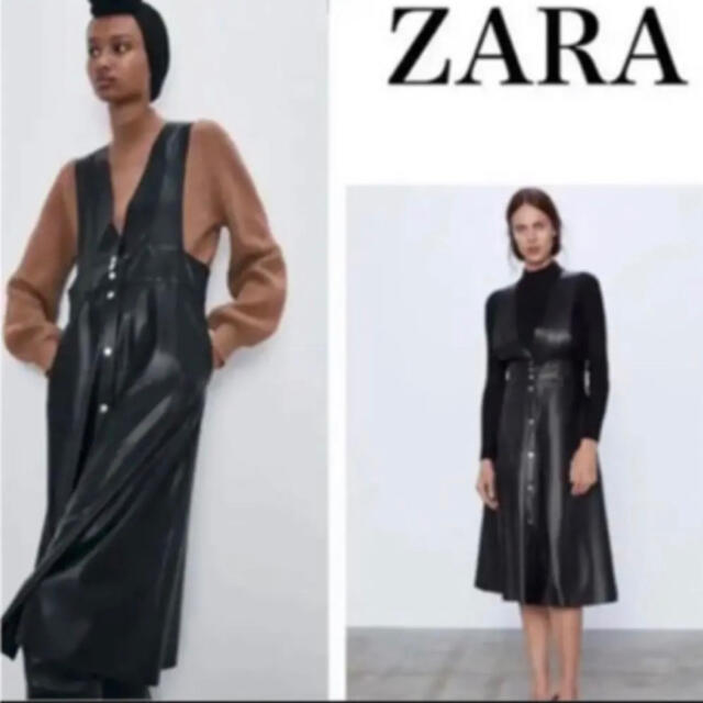 Zara 美品 未使用 Zaraレザーワンピースの通販 By Yuki S Shop ザラならラクマ