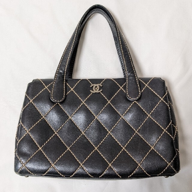 CHANEL ココマーク ワイルドステッチ マトラッセ トート バッグ