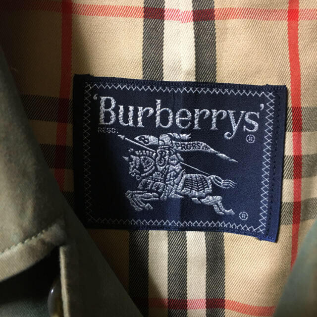 BURBERRY(バーバリー)の【最終値下げ】Burberry ステンカラーコート　玉虫色　売り切り メンズのジャケット/アウター(ステンカラーコート)の商品写真