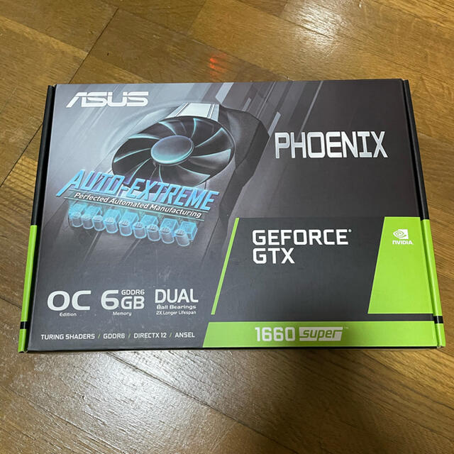 PCパーツASUS GEFORCE GTX1660super (送料込み)