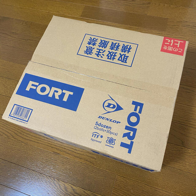 【新品・未使用】30缶(60球) ダンロップ フォート FORT テニスボール