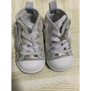 コンバース(CONVERSE)のゆみ様専用！コンバース　ハイカット　シルバー　ベビー　12.5cm(スニーカー)