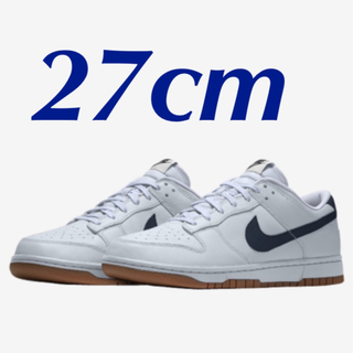 【27cm】Nike dunk low 365 by you 白×ネイビー