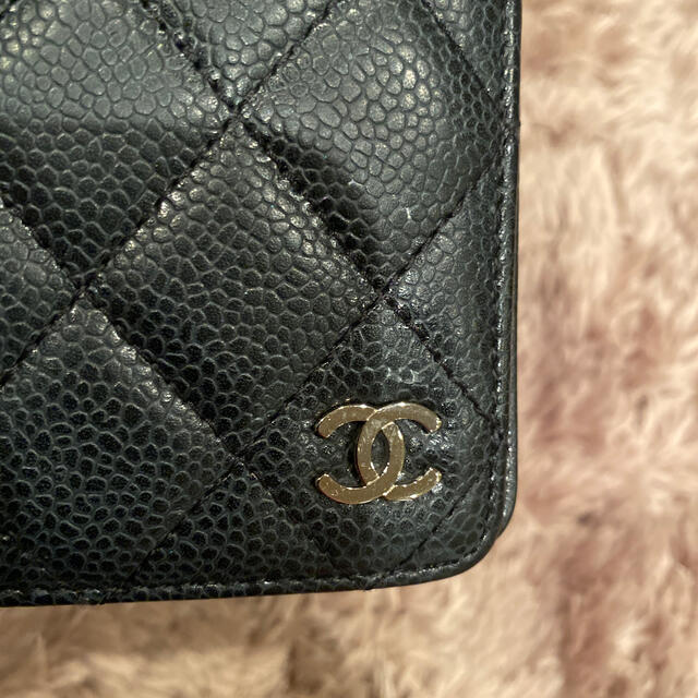 CHANEL - シャネル 美品 キャビアスキン ビックサイズ手帳カバーの通販 ...